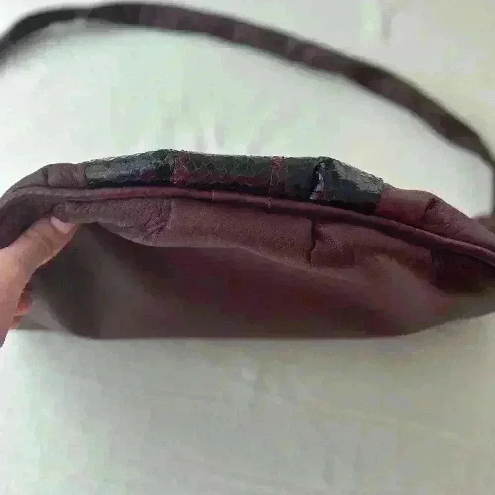 DAVID MEHLER FOR DAME GENUINE LEATHER VINTAGE PURSE - Picture 7 of 8